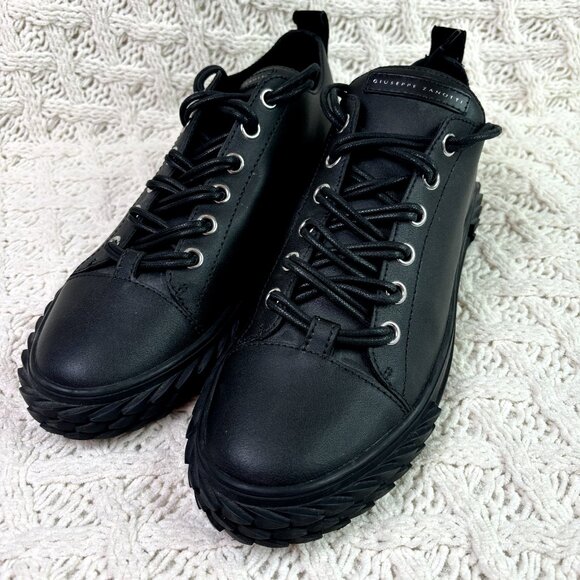 NEW Giuseppe Zanotti $725 Blabber Low Top Sneaker Shoes Black Mens 44.5EU 11.5US - Picture 5 of 15